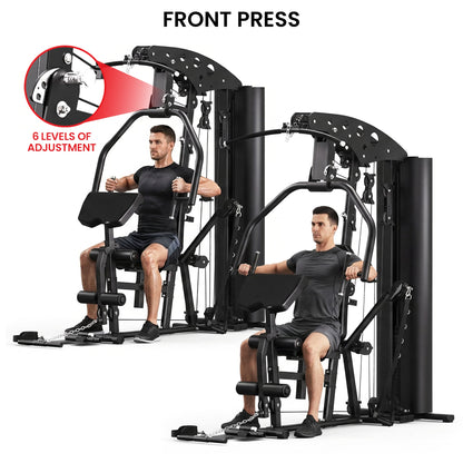 Powertrain Home Multi Gym 560 Full Body Training with 90kg Weight Stack Home Gym.