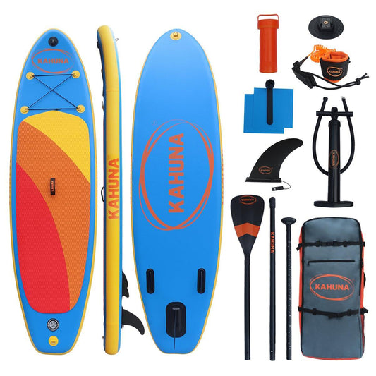 Kahuna Hana Inflatable Stand Up Paddle Board 10FT w/ iSUP Accessories.