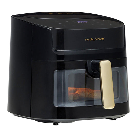 Morphy Richards 6.5L Digital Air Fryer MRAF72BK w/LED Touch Control Panel 8 Preset Cooking Programs Non Stick Drawer.