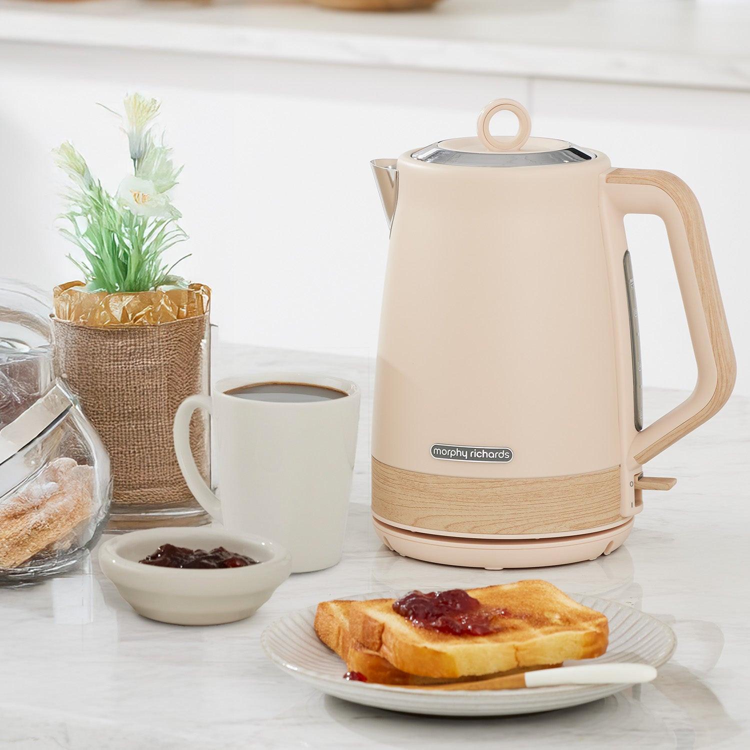 Morphy Richards 1.7L Electric Kettle Essence Scandi Swivel Base Boil-Dry Protection.