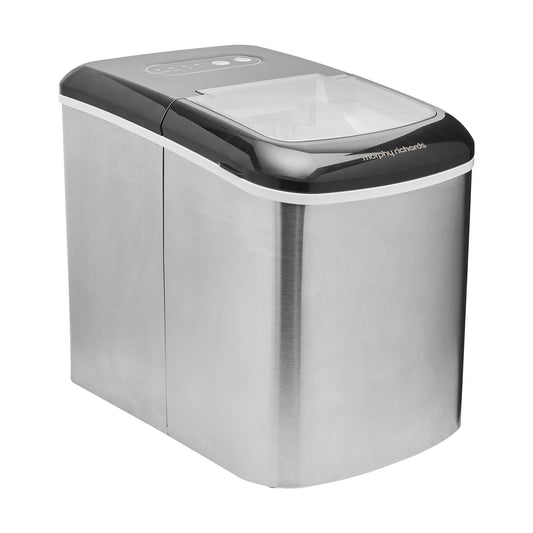 Morphy Richards 15kg Ice Maker in Stainless Steel.