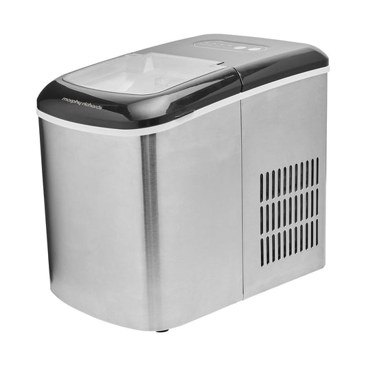 Morphy Richards 15kg Ice Maker in Stainless Steel.