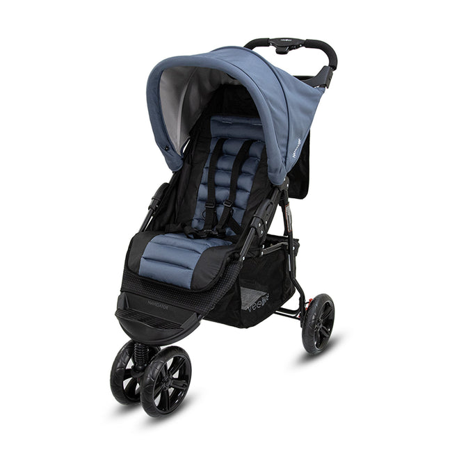 Veebee Navigator Stroller 3-wheel Pram For Newborns To Toddlers - Glacier Hover Image