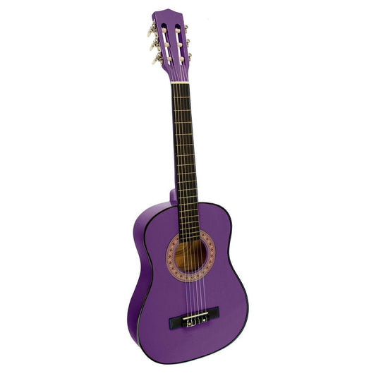 Karrera 34in Acoustic Children no cut Guitar - Purple.