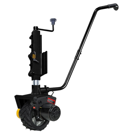 Mini Mover Gen3 12V 550W Electric Motorised Jockey Wheel - Black.