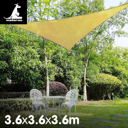 Wallaroo Triangular sail: 3.6 x 3.6 x 3.6m - Sand.