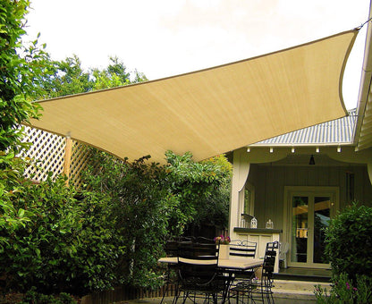 Wallaroo Rectangular Shade Sail 7m x 6m - Sand.