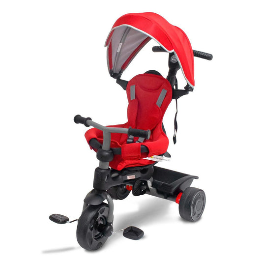 Veebee Explorer 3-stage Kids Trike With Canopy - Red.
