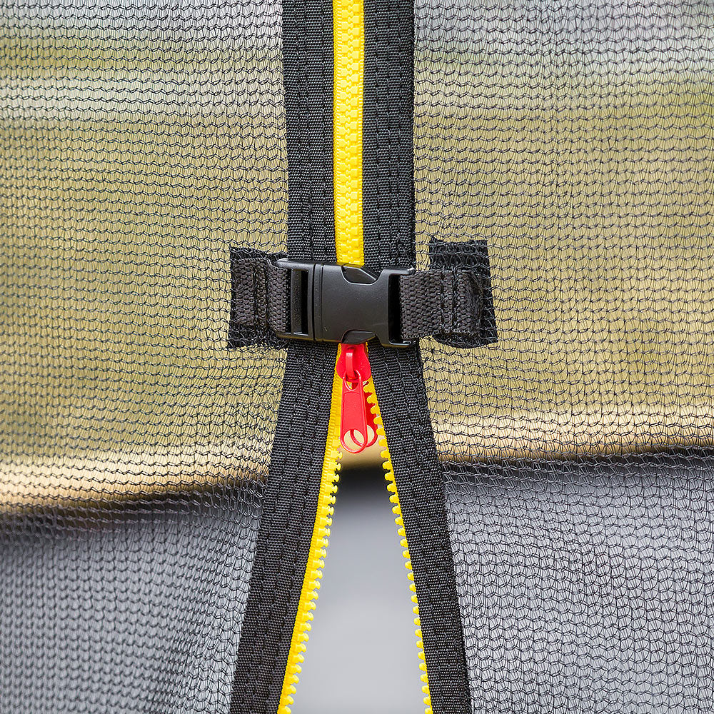 Kahuna 12ft Trampoline Free Ladder Spring Mat Net Safety Pad Cover Round Enclosure - Rainbow.