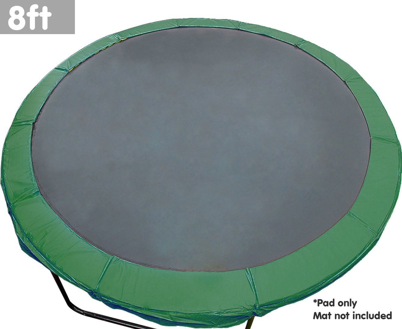 Kahuna 8ft Trampoline Replacement Spring Pad Round Cover - Green.