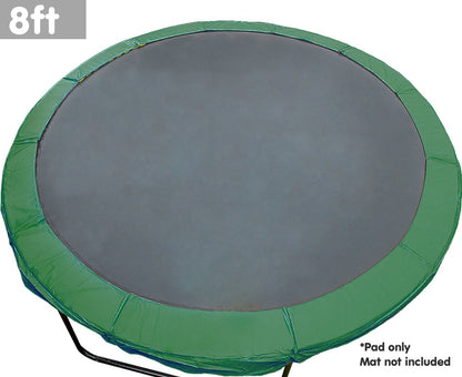 Kahuna 8ft Trampoline Replacement Spring Pad Round Cover - Green.