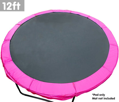 Kahuna 12ft Trampoline Replacement Pad Round - Pink.