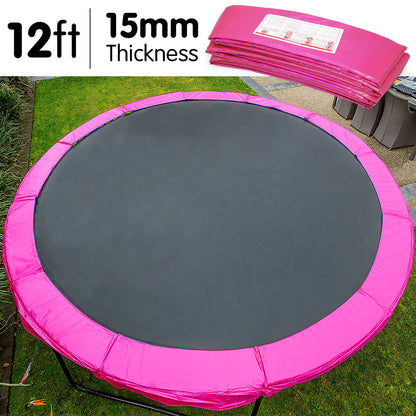 Kahuna 12ft Trampoline Replacement Pad Round - Pink.