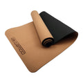 Powertrain Cork Yoga Mat with Carry Straps Home Gym Pilates - Plain.