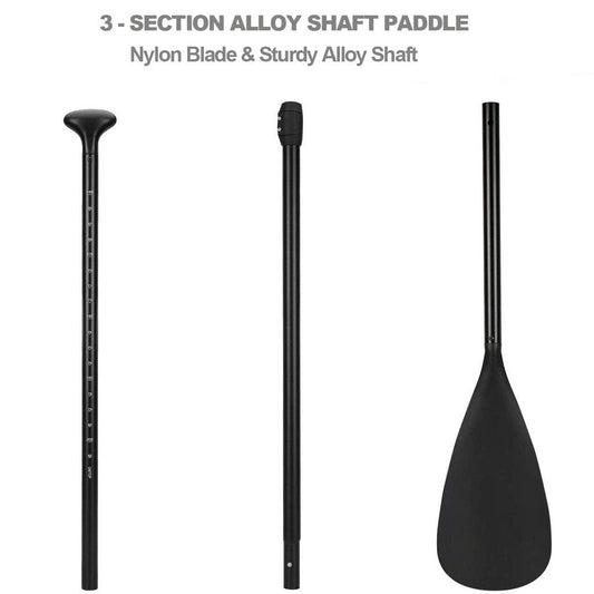 Alloy Adjustable 2-part SUP Paddle Stand Up Paddle Board Edge Guard 160-215cm Double.