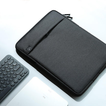 15 inch Laptop Sleeve Padded Travel Carry Case Bag L size LUKE BLACK.
