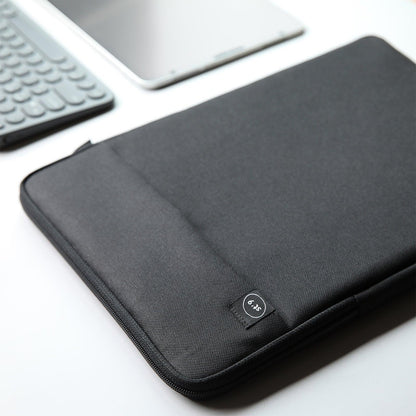 15 inch Laptop Sleeve Padded Travel Carry Case Bag L size LUKE BLACK.