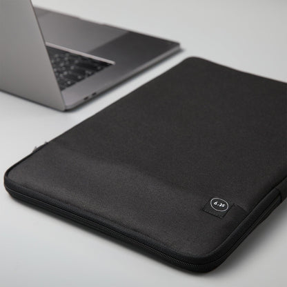 15 inch Laptop Sleeve Padded Travel Carry Case Bag L size LUKE BLACK.