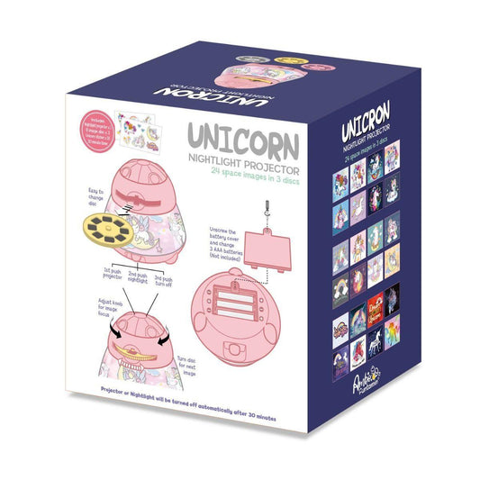 Unicorn Dreamy Sky Night Light Projector - Kids STEAM Toy.
