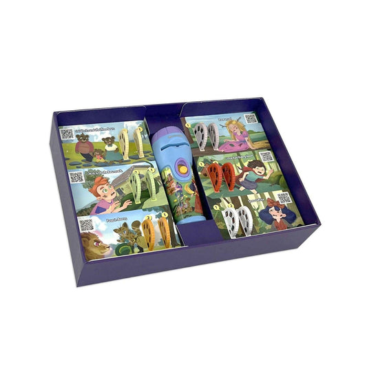 Storytelling Torch Projector 6 Stories Gift Set - Audio Kids Learning STEM Toy  - Series 2.