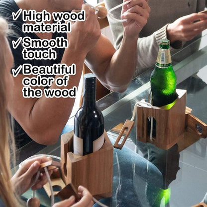 Brainteaser beer bottle mystery lock puzzle- open the lock before you can have a drink! Great party gift.