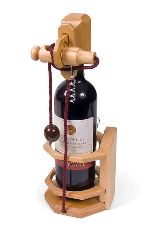 Wine Stopper Lock Puzzle - Party Puzzle- cant drink it until you crack the lock-party fun.