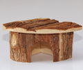 YES4PETS Natural Wooden Hamster Mouse Gerbil Playground Rats Pets Toys Play Small Birds House Garden Decor.