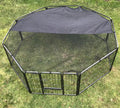 YES4PETS 60 cm Heavy Duty Pet Dog Puppy Cat Rabbit Exercise Playpen Fence With Cover