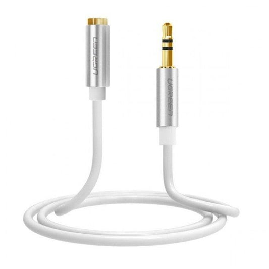 UGREEN 10778 3.5mm Male to 3.5mm Female Extension Cable 5m (White).