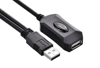 UGREEN USB 2.0 Active Extension Cable with USB Power 5M (20213).
