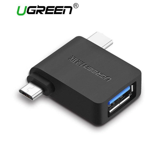 UGREEN Micro USB+ USB-C to USB 3.0 Adapter (30453).