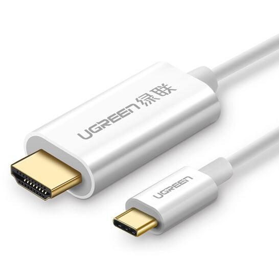 UGreen TypeC to HDMI 1.5M Cable White 30841.