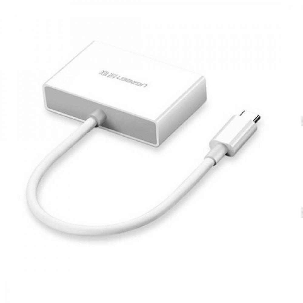 UGREEN 30843 Type-C to HDMI VGA Converter White.