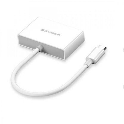 UGREEN 30843 Type-C to HDMI VGA Converter White.