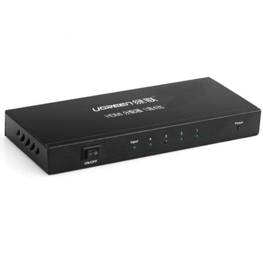 UGREEN 1 x 4 HDMI Amplifier Splitter - Black (40202).