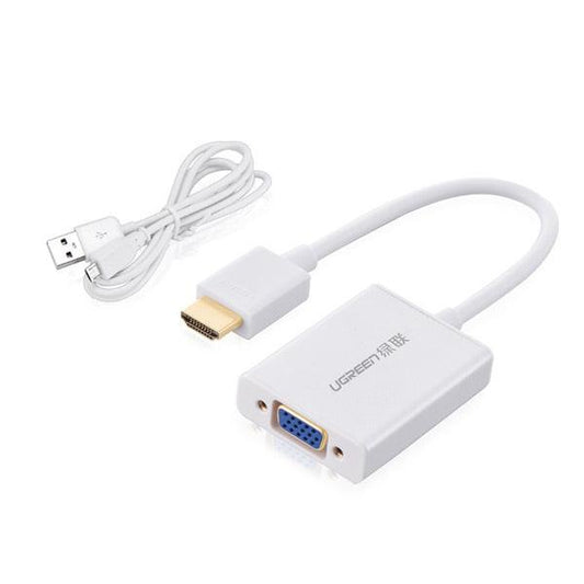 UGREEN HDMI to VGA & 3.5MM Audio / Mirco USB converter (40212).