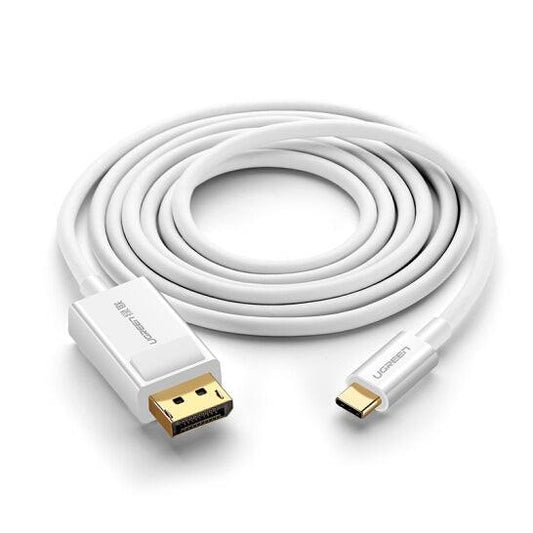 UGREEN USB Type C to DP Cable 1.5m (White) 40420.