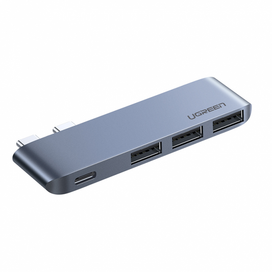 UGREEN 60564 Dual USB-C to USB3.0x3 + USB-C Adaptor.