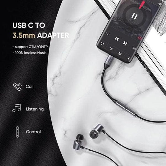 UGREEN 80154 USB-C to 3.5mm Headphone Adapter.