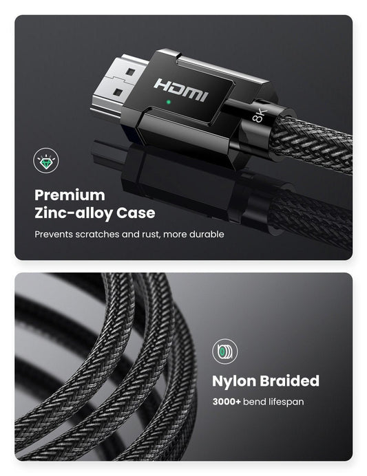 UGREEN 80602 8K HDMI 2.1 Cable 3M.