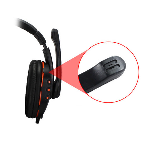 OVLENG Q7 USB Computer Headphones with Mic and Volume Control.