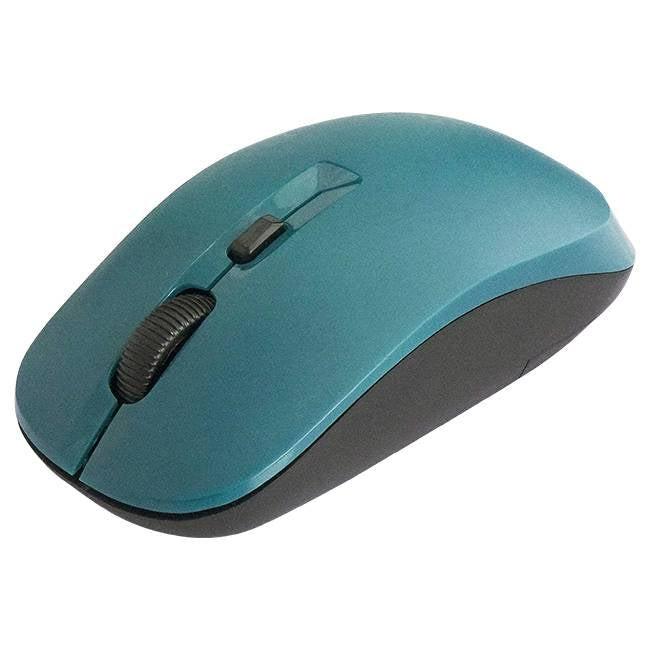 CLiPtec SMOOTH MAX 1600DPI 2.4GHZ WIRELESS OPTICAL MOUSE - Teal Hover Image