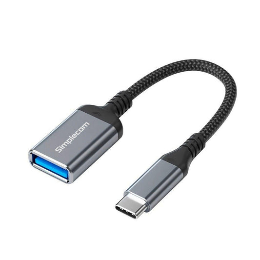 Simplecom CA131 USB-C Male to USB-A Female USB 3.0 OTG Adapter Cable.