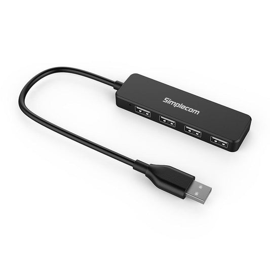 Simplecom CH241 Hi-Speed 4 Port Ultra Compact USB 2.0 Hub.