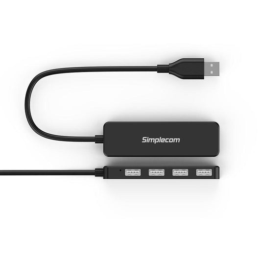 Simplecom CH241 Hi-Speed 4 Port Ultra Compact USB 2.0 Hub.