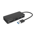 Simplecom CH368 3 Port USB 3.0 Hub with Dual Slot SD MicroSD Card Reader.