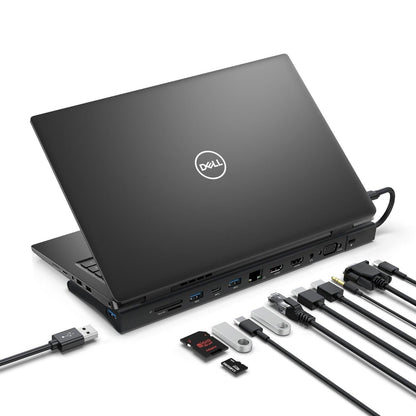 Simplecom CHN622 USB-C 12-in-1 Multiport Docking Station Laptop Stand Dual HDMI + VGA Triple Display Gigabit LAN.