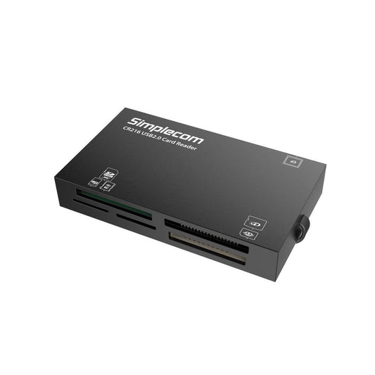 Simplecom CR216 USB 2.0 All in One Memory Card Reader 6 Slot for MS M2 CF XD Micro SD HC SDXC Black.