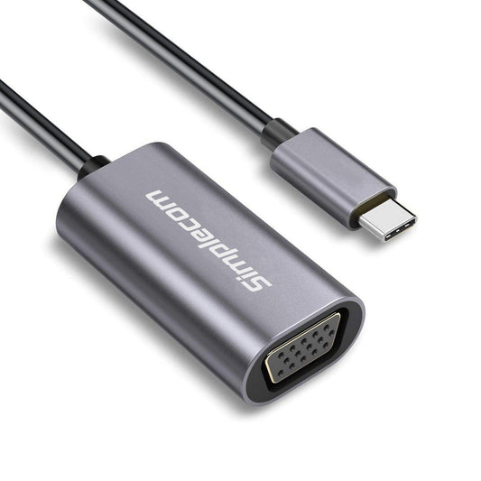 Simplecom DA104 USB-C to VGA Adapter Full HD 1080p.