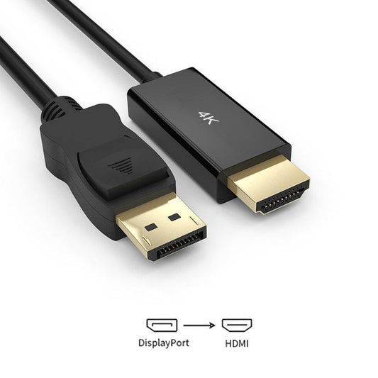 Simplecom DA201 4K DisplayPort to HDMI Cable 2160P Ultra HD 1.8M.